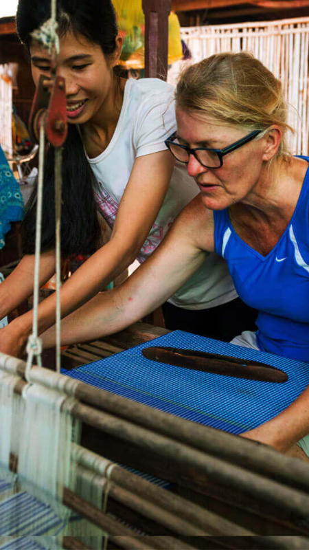 The making of silk