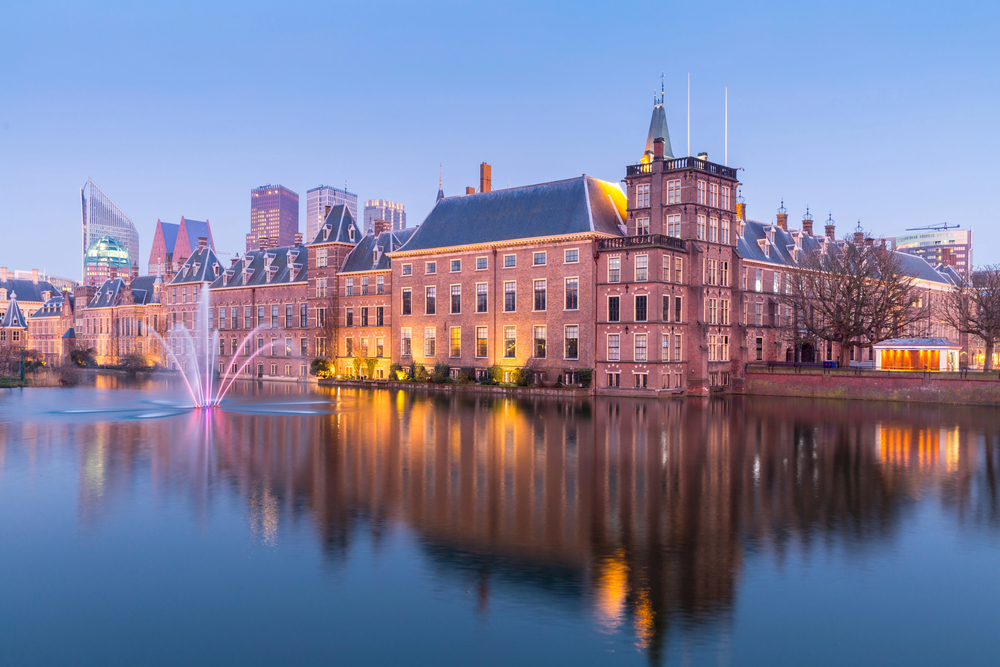 Dusk in Den Hague