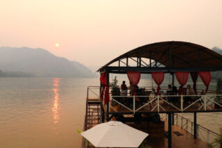 Sunset dinner cruise on Mekong river