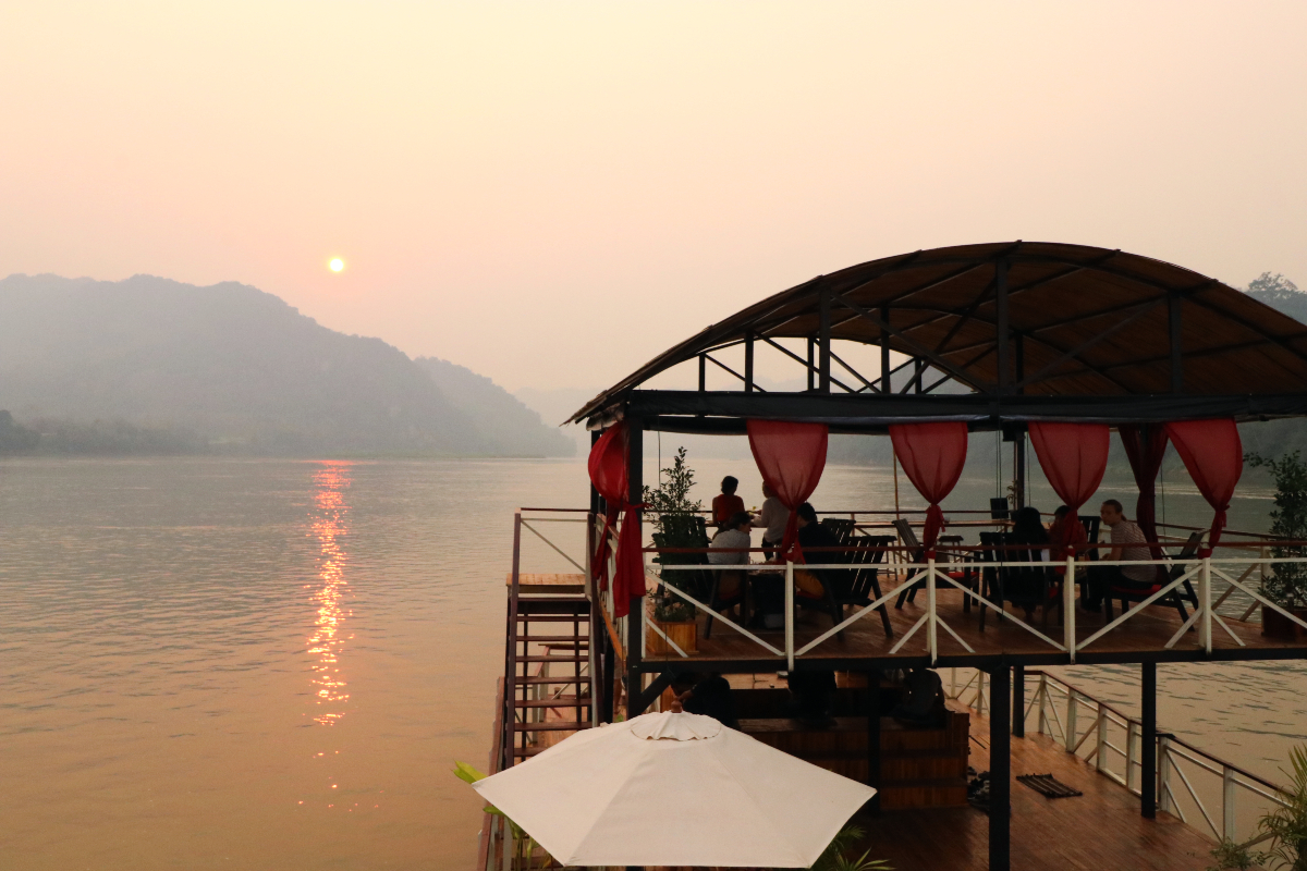Sunset dinner cruise on Mekong river