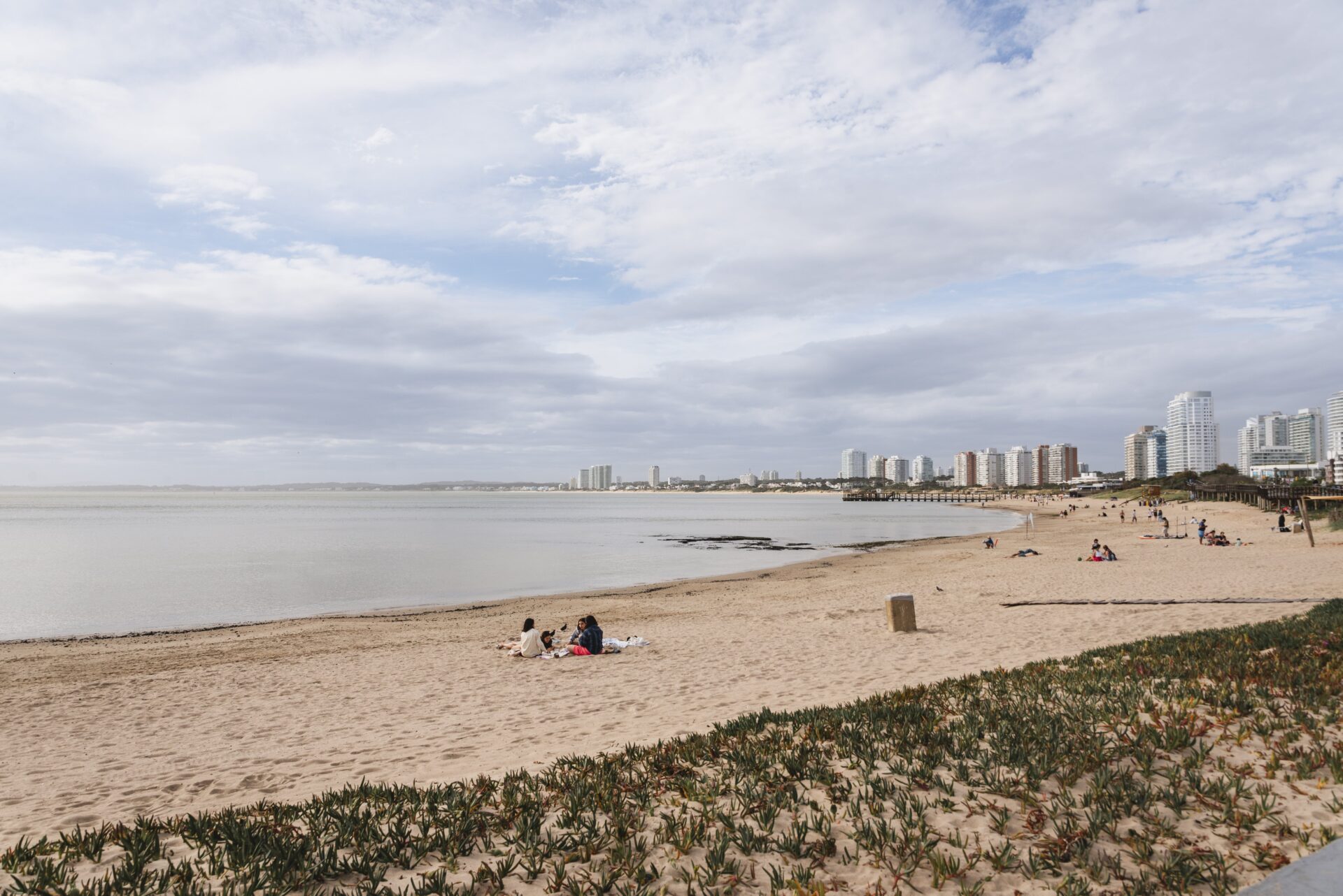 View of beach in Uruguay