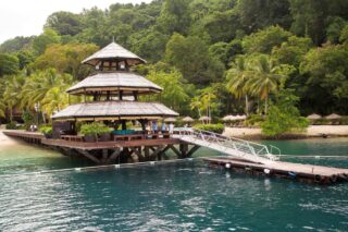 Pier on the water