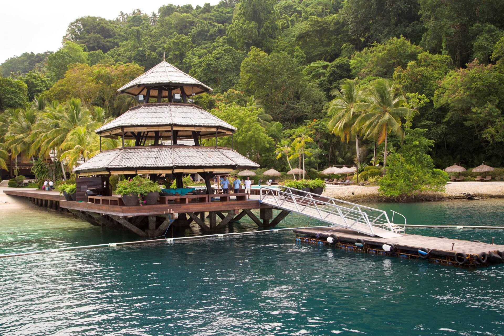 Pier on the water