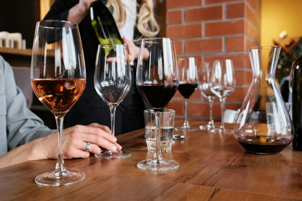 Wine tasting