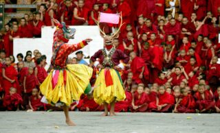 Traditional dancing ceremony