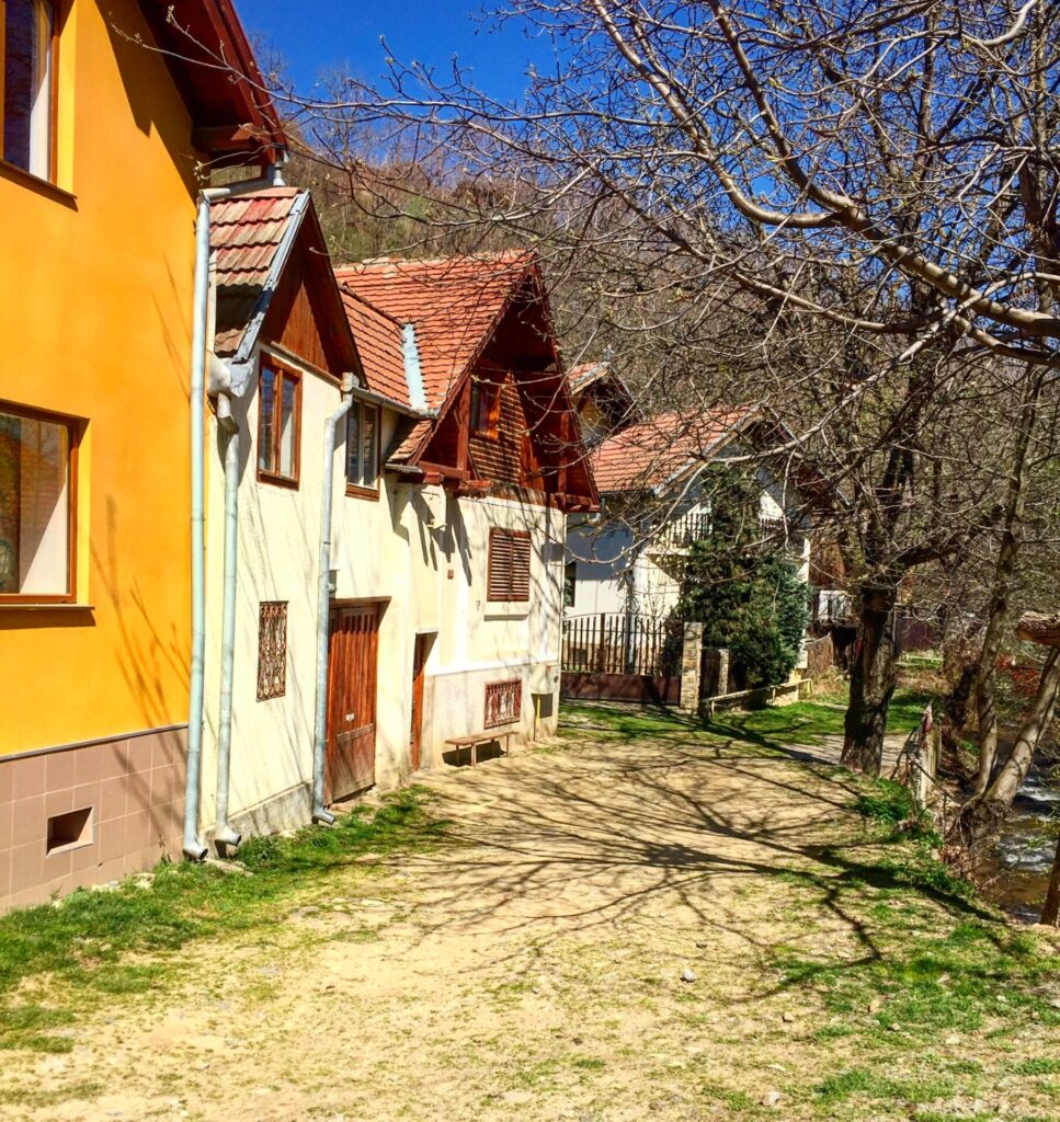 Transylvania village homes.