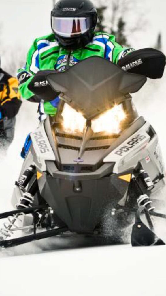 Snowmobiling