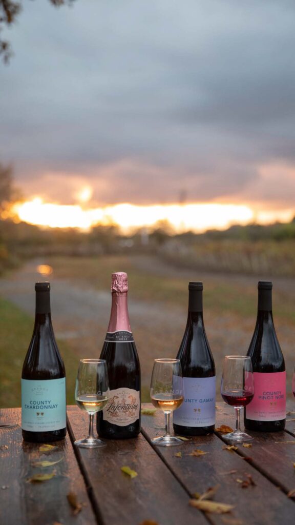Wine bottles