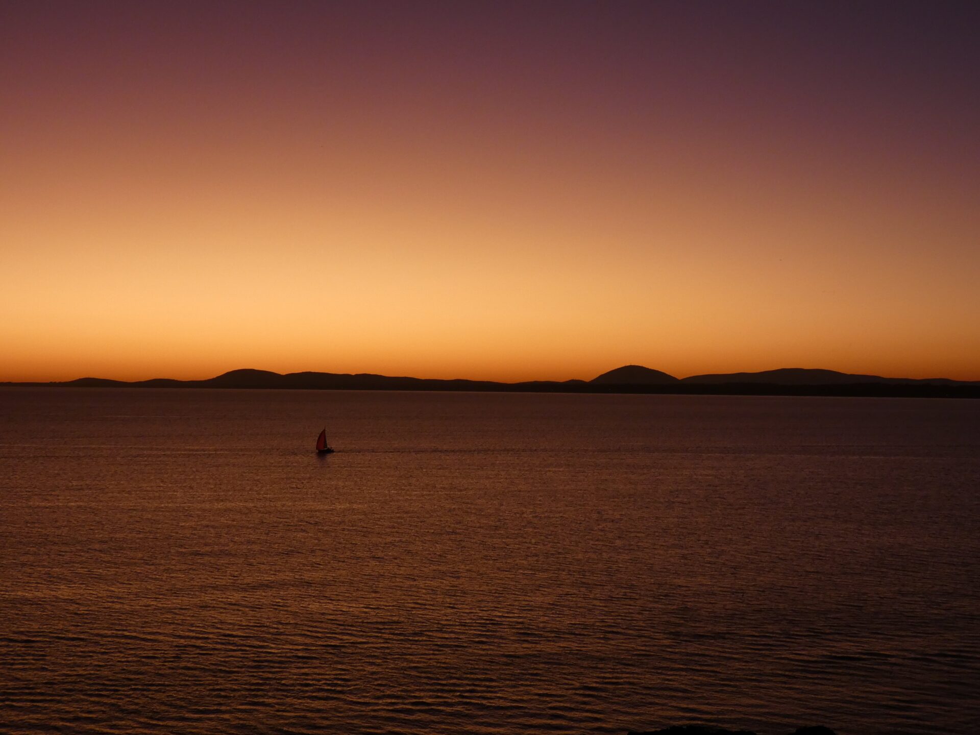 Sunset at Punta Ballena