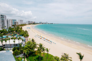 View of the beach