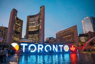Large Toronto sign