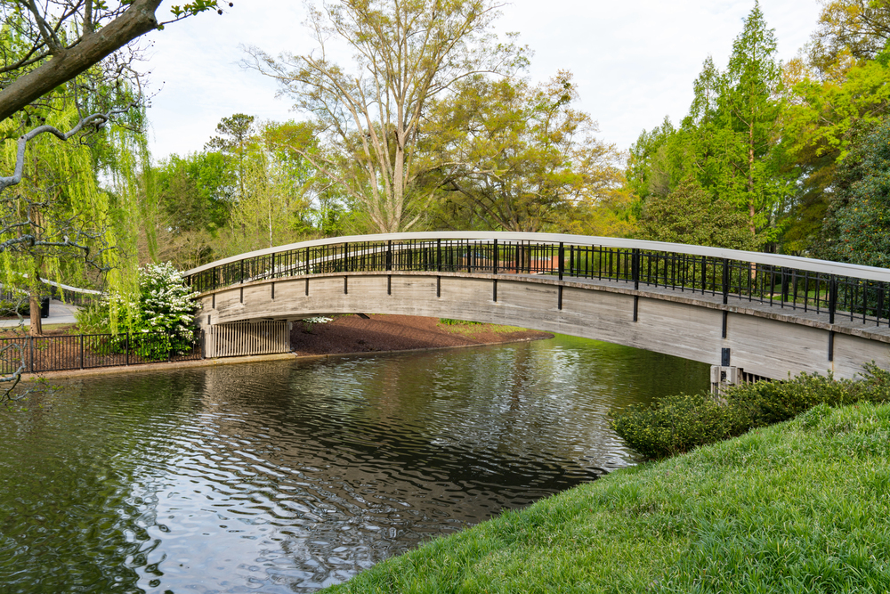 bridge at pullen park