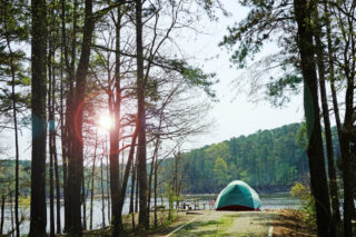 tent at nc campground