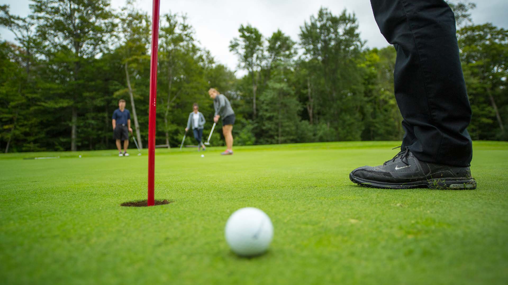 Golfing
