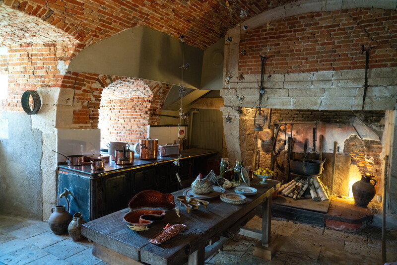 Cooking lesson at the castle
