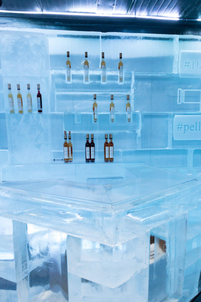 Ice wine tasting