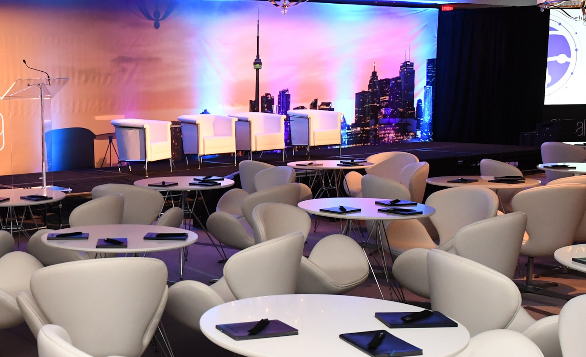 Indoor corporate event