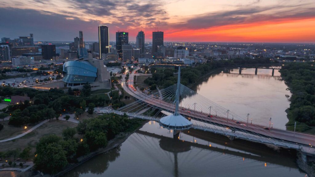 Downtown city view