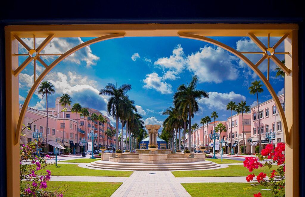 Shopping and Dining at Mizner Park Boca Raton