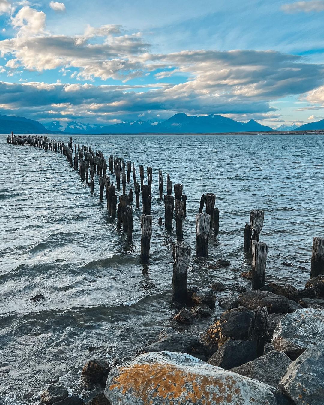 Remnants of pier