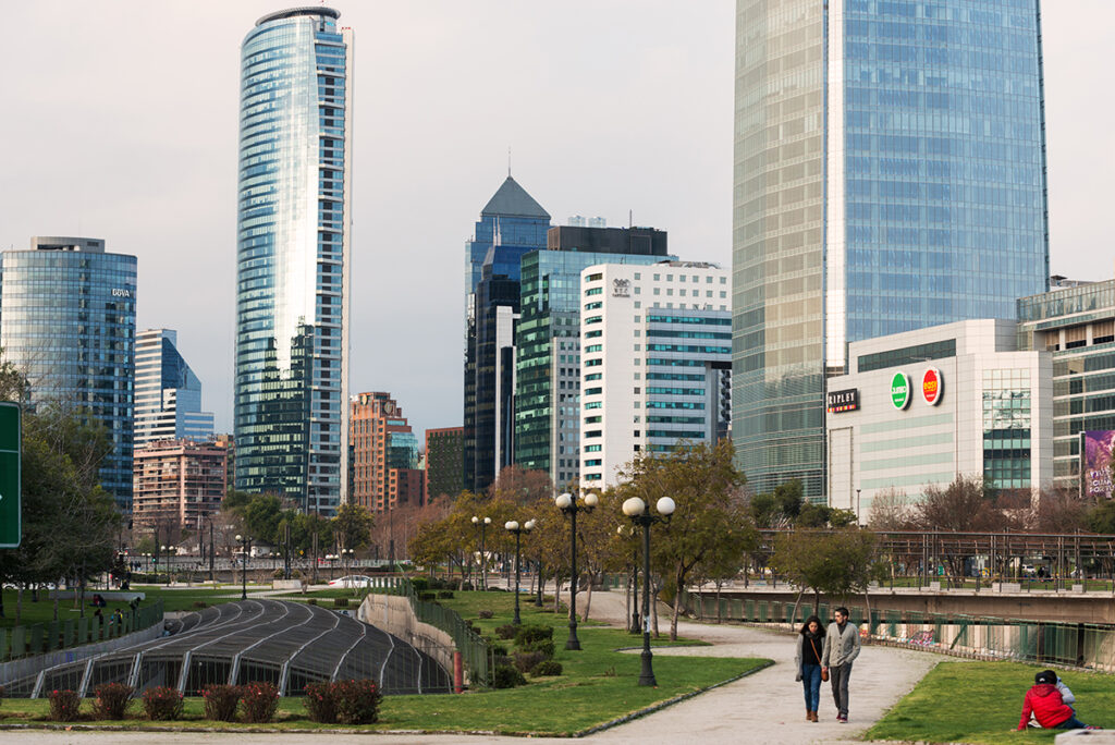 Panoramic city view