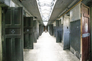 series of open doors
