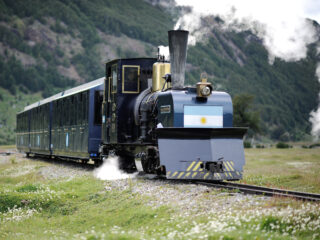 A ride on the End of the World Train.