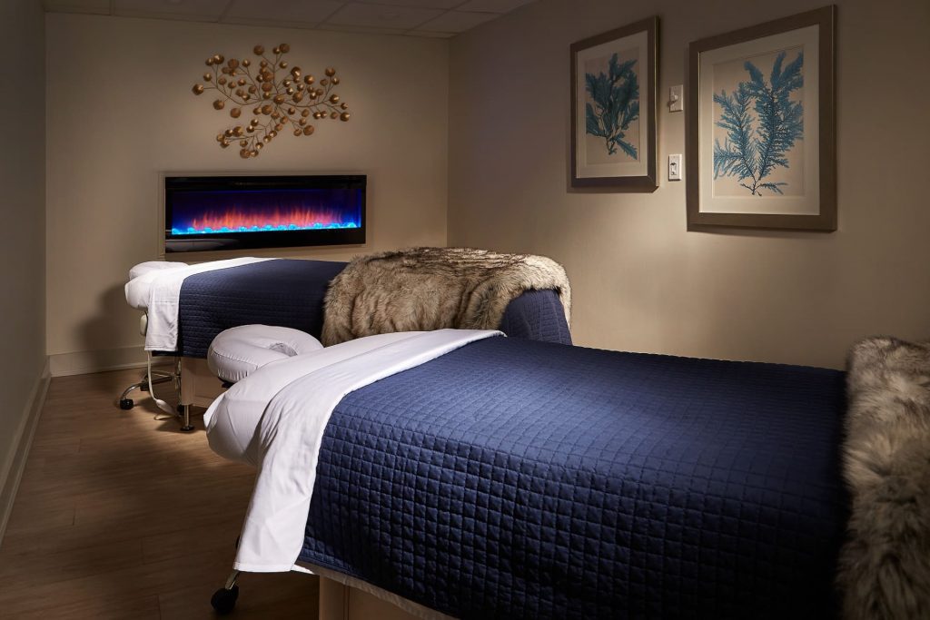 Spa massage room