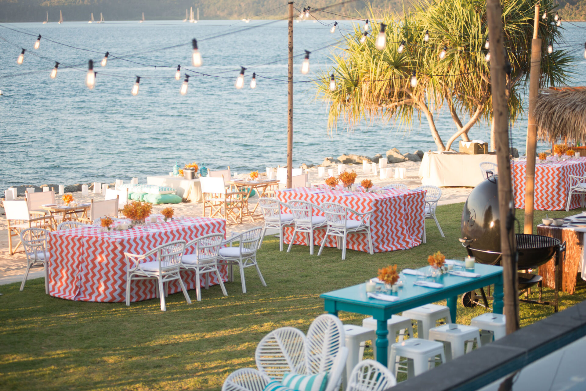 Welcome event beachside