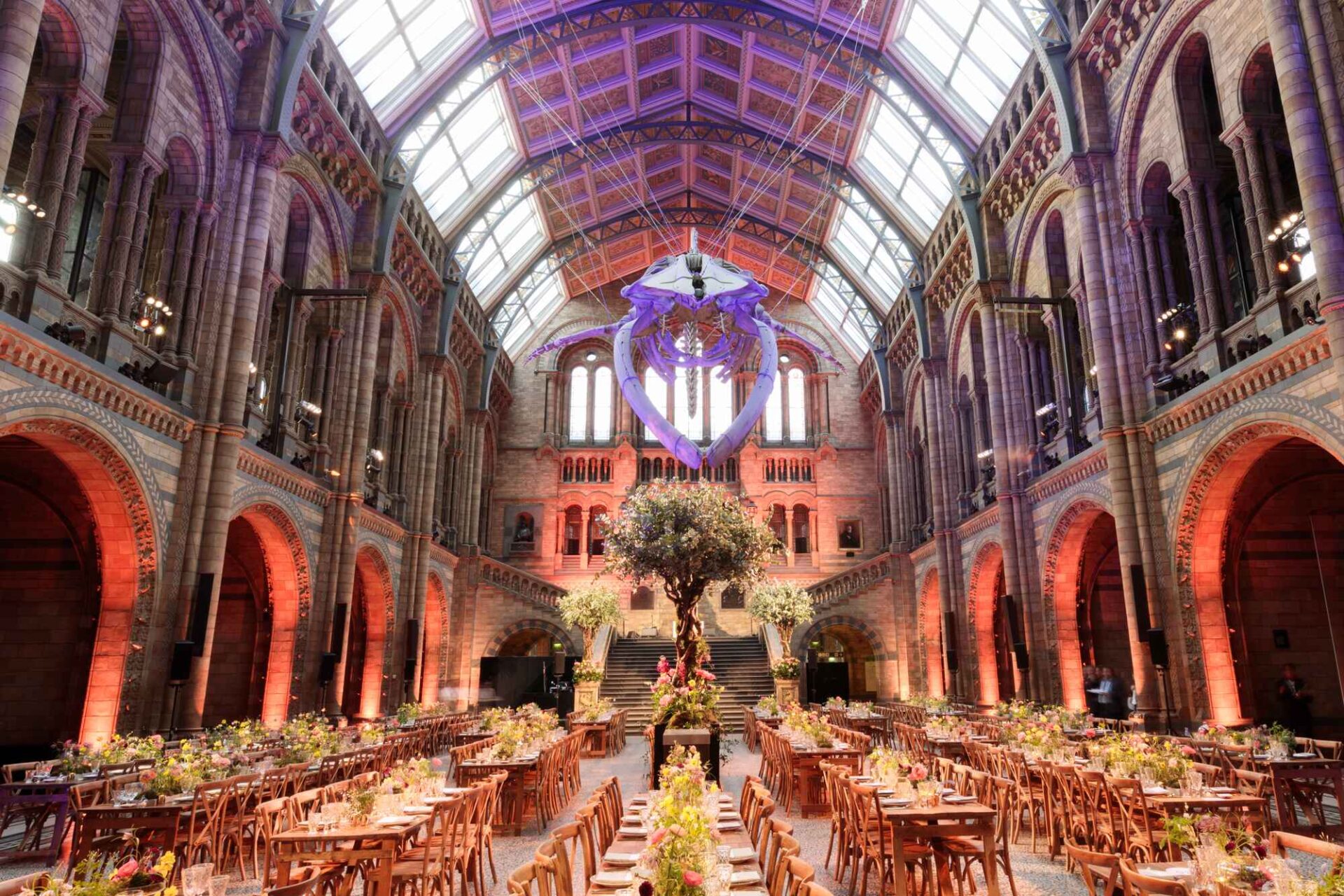 2B UK event in Hintze Hall at the Natural History Museum